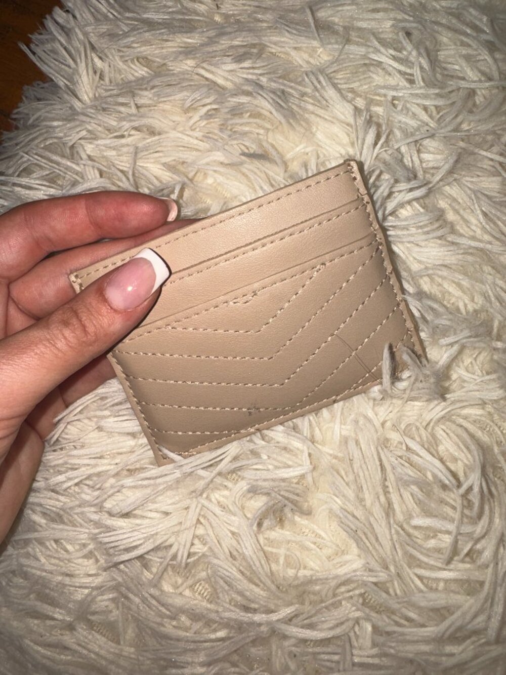 Light beige/tan cardholder wild fable